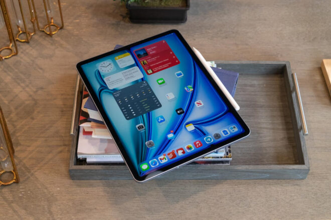 iPad Air M2 e iPad Pro M4 hanno il menu Stato batteria