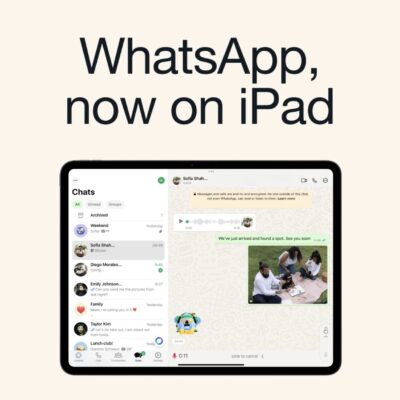 WhastApp è finalmente disponibile su iPad!