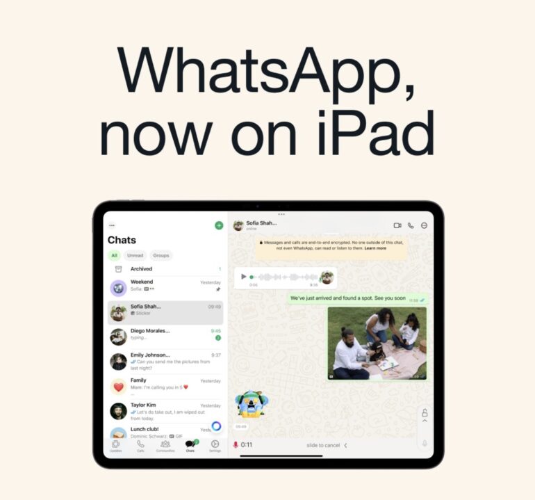 whastapp ipad