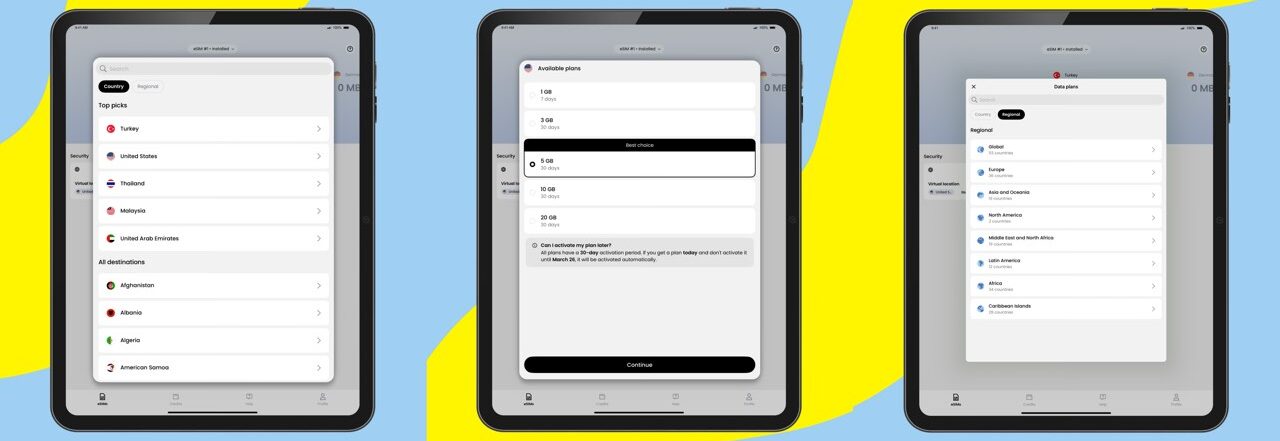 Saily App Store iPad